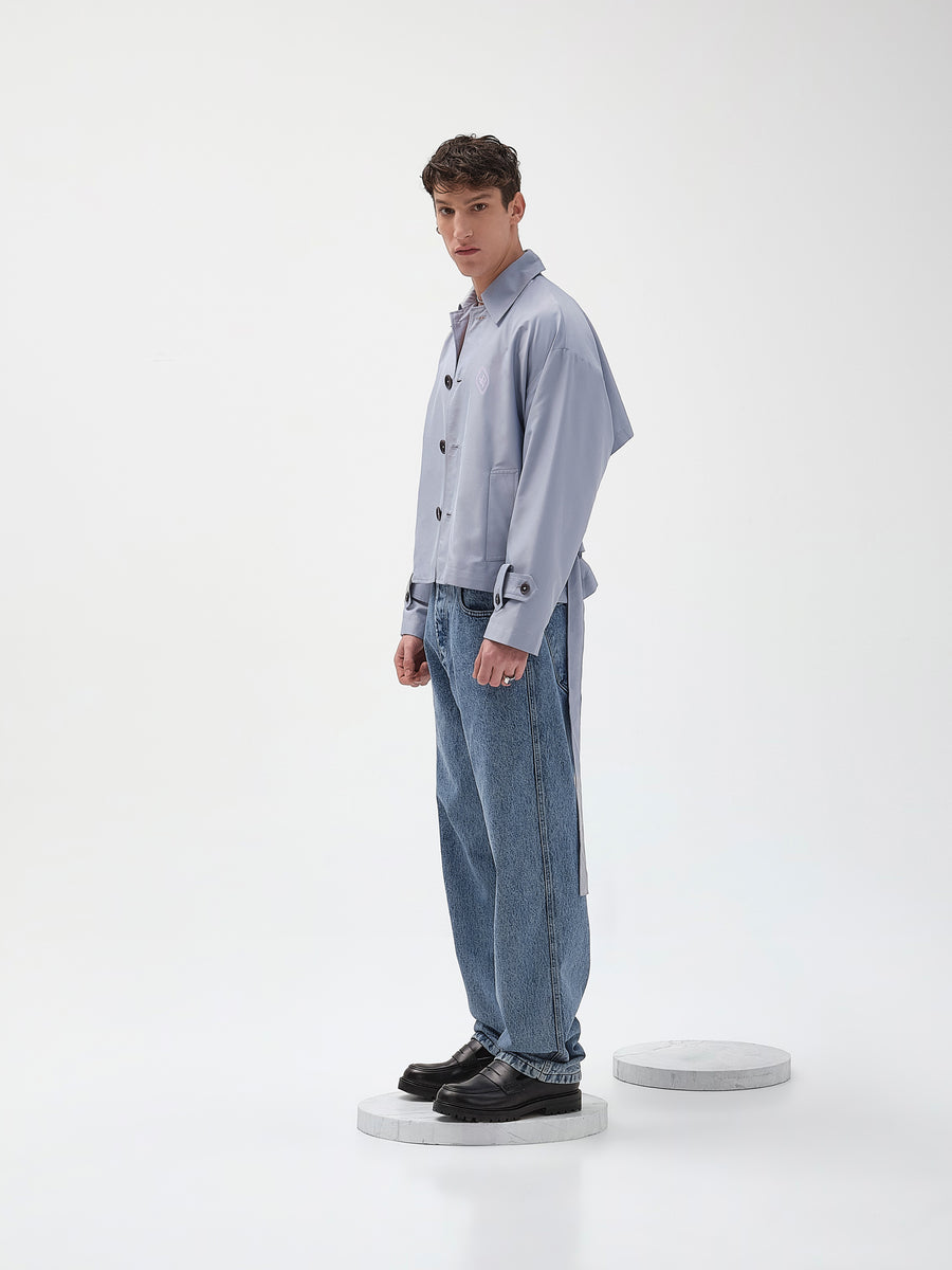 Acid Washed Denim Pants