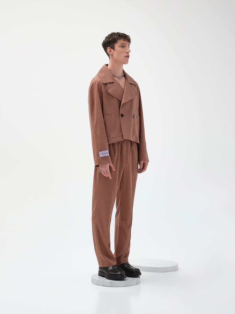 Cropped Doublebreasted Jacket