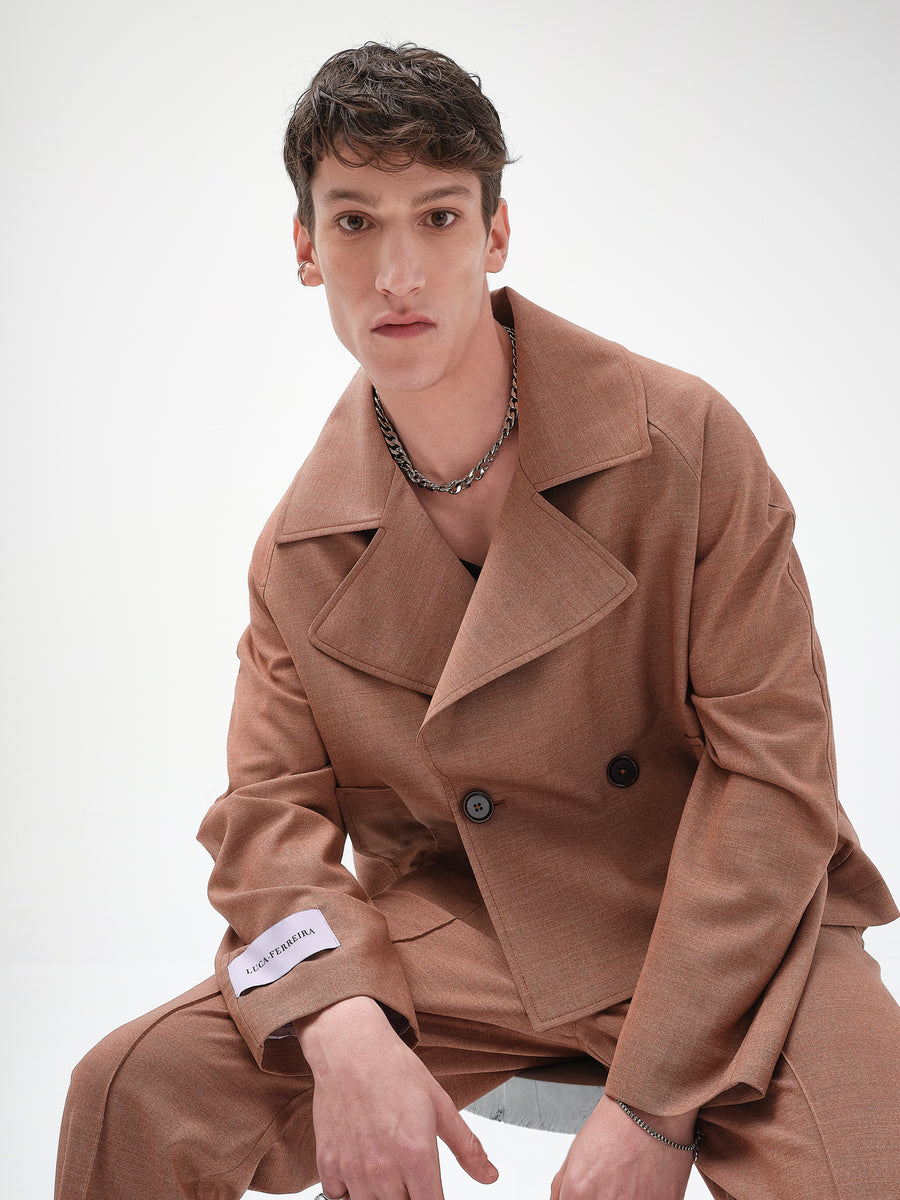 Cropped Doublebreasted Jacket